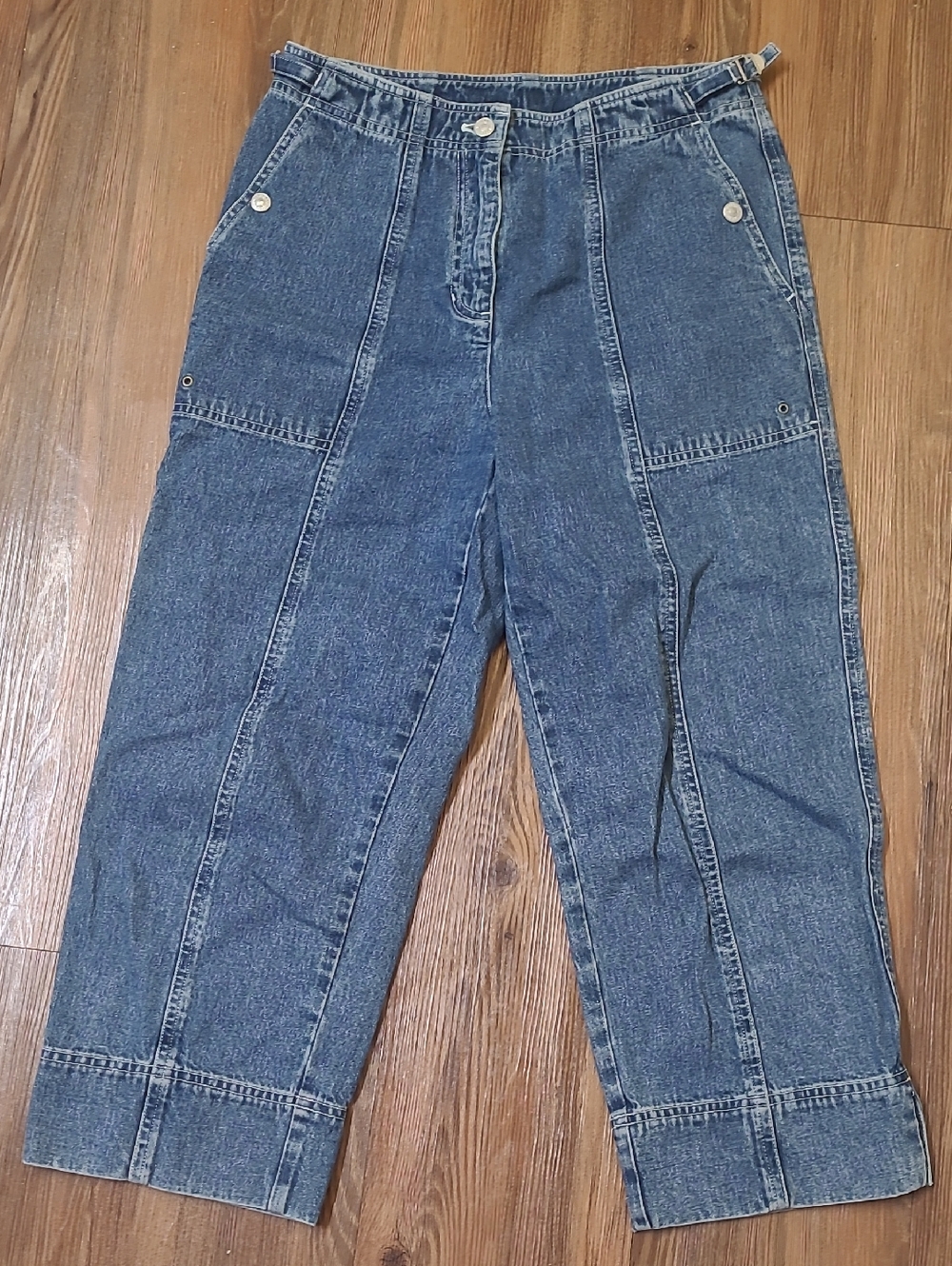 Polo by Ralph Lauren Women's Straight Leg Jeans - Dark Blue capri